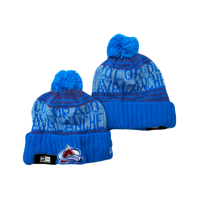 Colorado Avalanche NHL New Era Knit Beanie- Ice Blue