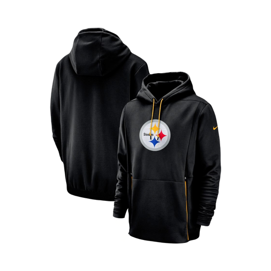 Pittsburgh Steelers NFL Nike Icon Athletic Pullover Black Hoodie