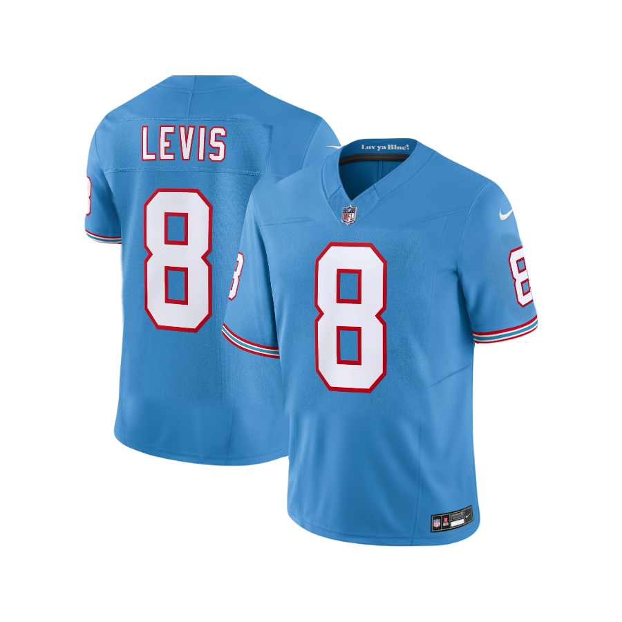 Will Levis Tennessee Titans NFL Nike Vapor Limited NFL Throwback Classic Jersey - Baby Blue