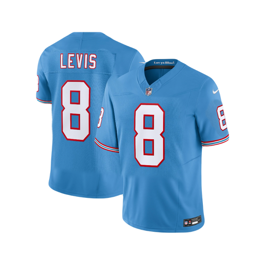 Will Levis Tennessee Titans NFL Nike Vapor Limited NFL Throwback Classic Jersey - Baby Blue