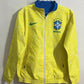 Brazil National Team Soccer Adidas Revers-able Windbreaker Jacket - Yellow & Blue