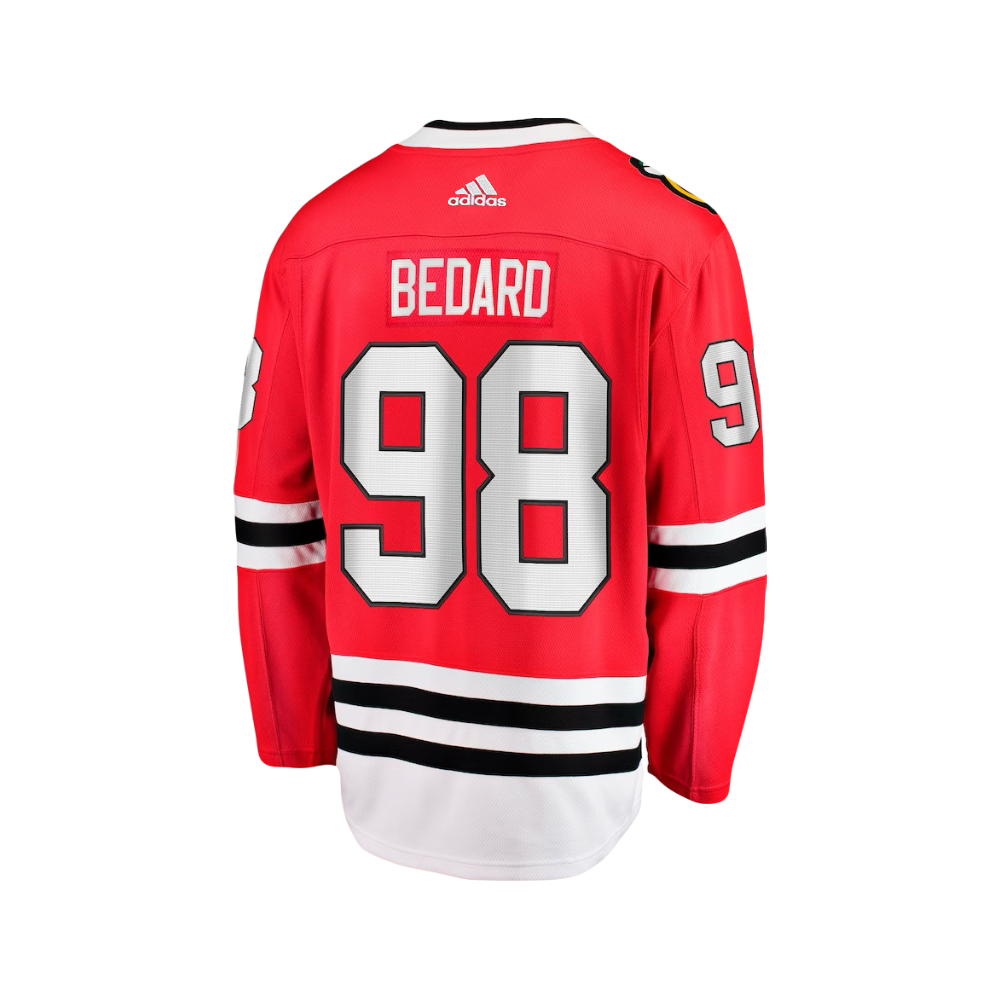 Chicago Blackhawks Connor Bedard Adidas NHL Breakaway Premier Player Home Red Jersey