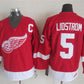 Detroit Red Wings Nicklas Lidstrom NHL Legends Iconic Classic Red Premier Player Jersey
