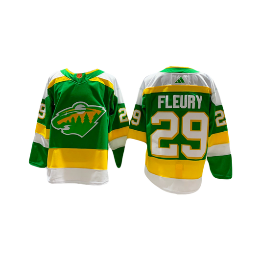 Marc Andre-Fluery 2023/24 Minnesota Wild NHL Reverse Retro 2.0 Breakaway Player Jersey