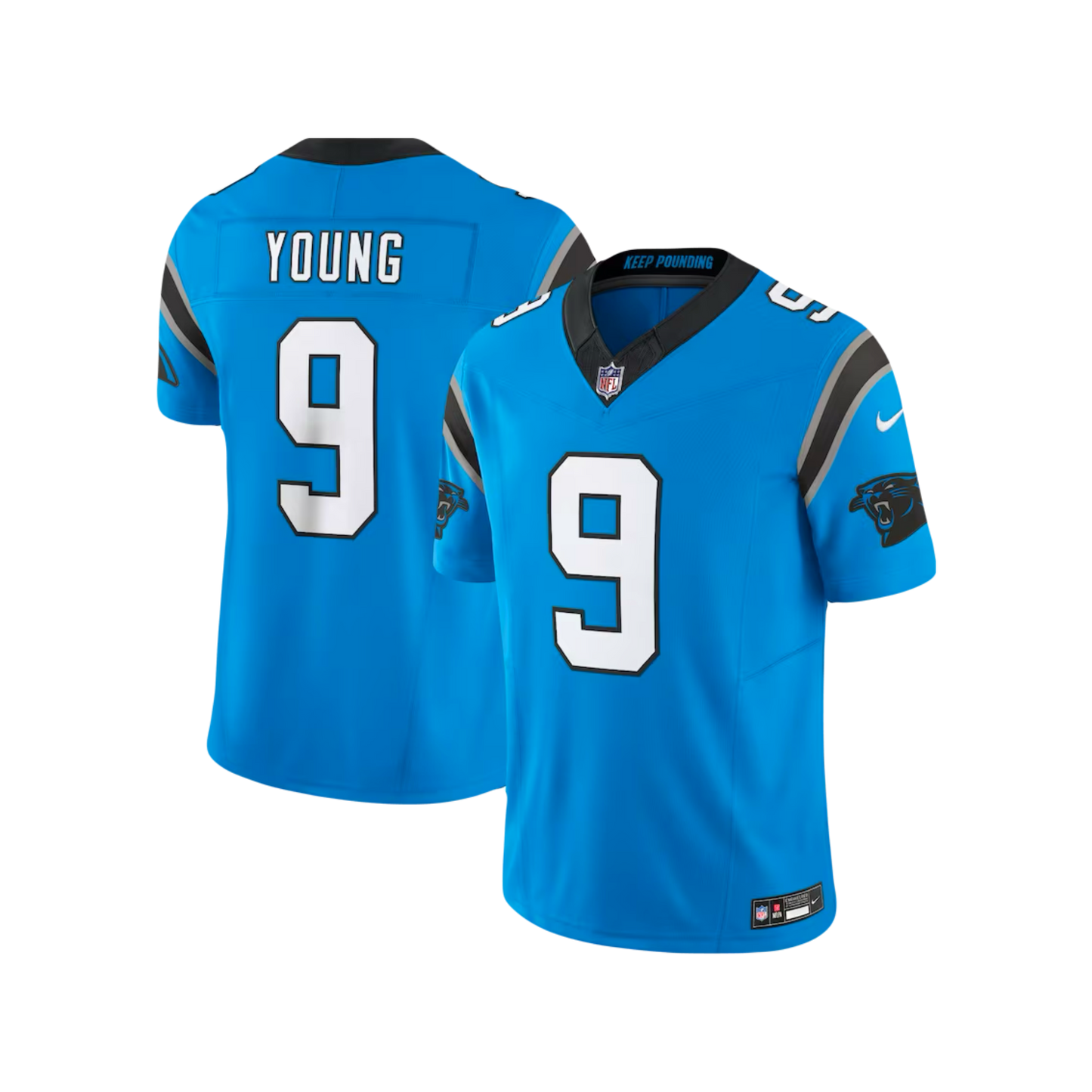 Bryce Young Carolina Panthers NFL F.U.S.E Nike Vapor Jersey - Blue Alternate