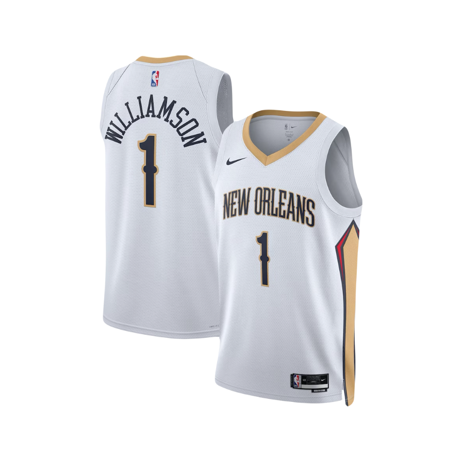 Zion Williamson New Orleans Pelicans 2023/24 NBA Swingman Jersey - Nike Association Edition
