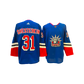 New York Rangers Igor Sehesterkin Adidas NHL 2024 Blue Reverse Retro Player Jersey