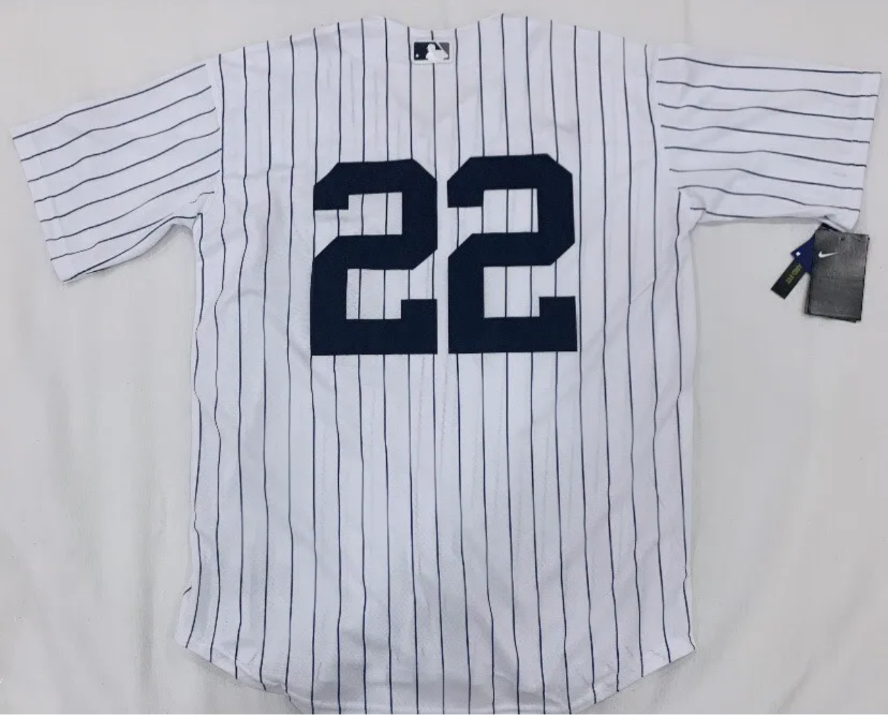 Juan Soto New York Yankees MLB Official Home Pinstripe Player Jersey - No Name