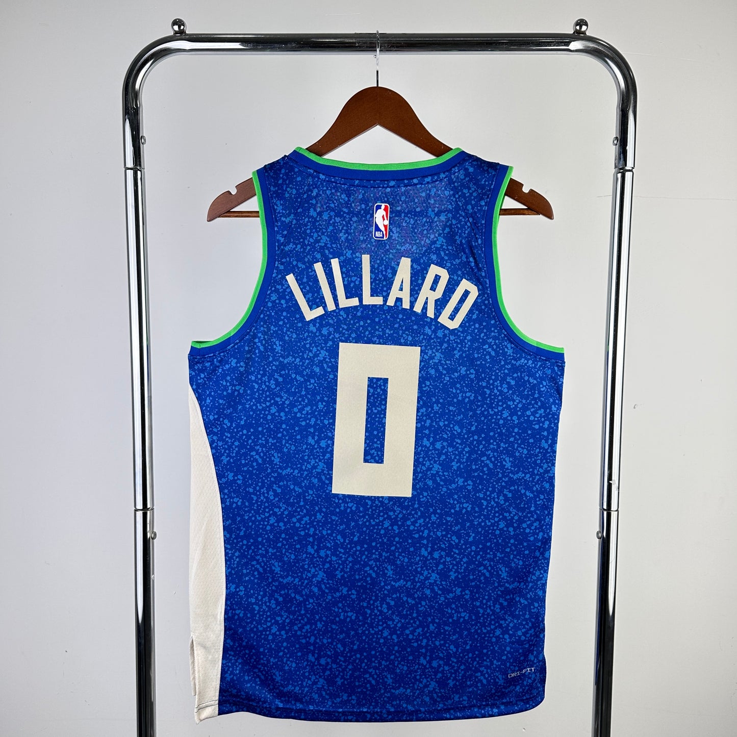 Damian Lillard Milwaukee Bucks NBA Nike Blue 2023/24 Swingman Jersey - City Edition