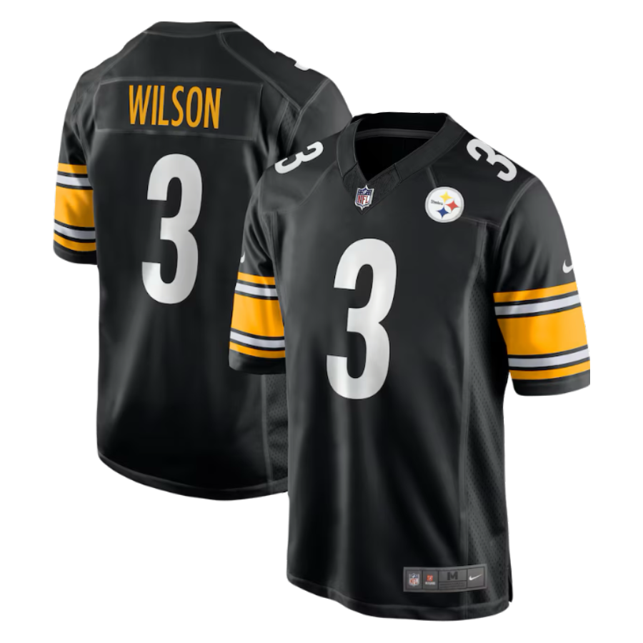 Russell Wilson Pittsburgh Steelers 2024/25 NFL F.U.S.E Style Nike Vapor Limited Jersey - Home Black