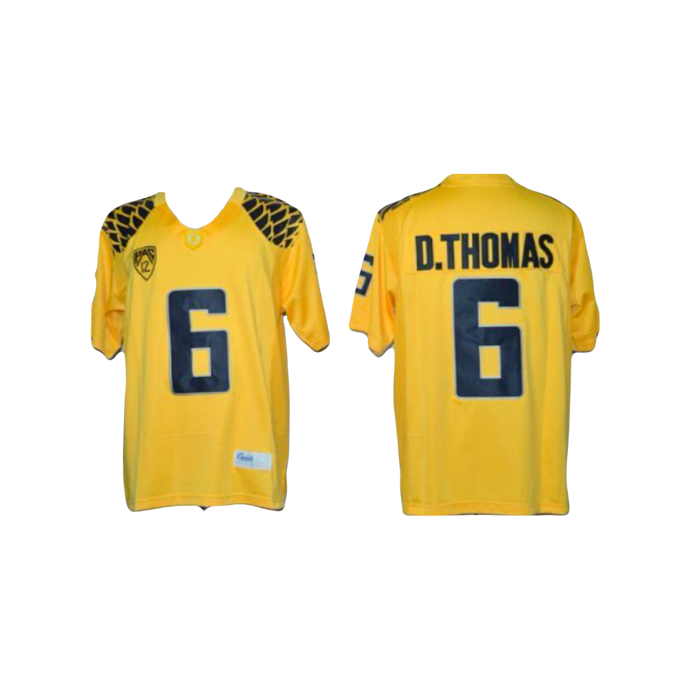 D’Anthony Thomas Oregon Ducks 2013 NCAA Nike College Football Yellow Jersey
