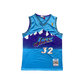 Utah Jazz Karl Malone 1996-1997 NBA Mitchell & Ness Classic Blue Jersey