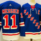 New York Rangers Mark Messier Authentic Adidas NHL Legends Premier Player Home Jersey - Blue