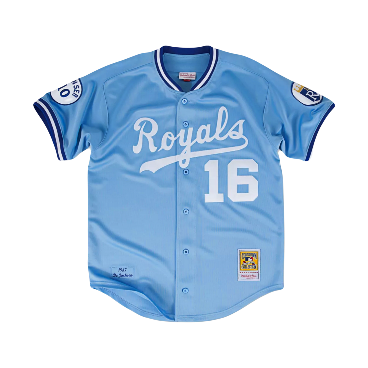 Bo Jackson Kansas City Royals MLB Official 1987 Cooperstown Classic Nike Player Jersey - Baby Blue