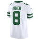 Aaron Rodgers New York Jets 2024/25 New NFL F.U.S.E Style Nike Vapor Limited Away Jersey - White