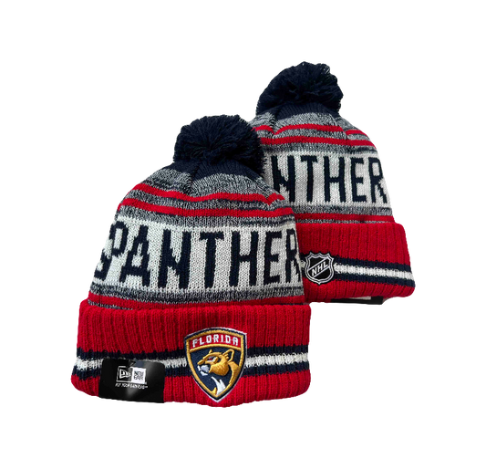 Florida Panthers NHL New Era Knit Beanie- Red