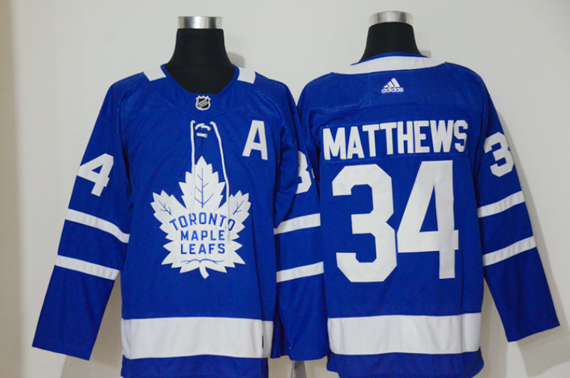 Toronto Maple Leafs Auston Matthews Authentic Adidas NHL Premier Player Home Jersey - Blue