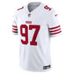 San Francisco 49ers Nick Bosa F.U.S.E NFL Vapor Limited White Away Jersey