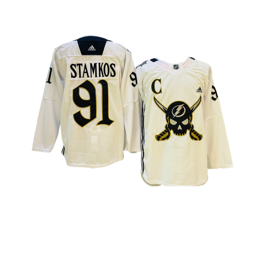 Tampa Bay Lightning Stephen Stamkos 'Gasperilla Edition’ NHL Alternate Authentic Adidas Premier Player Jersey - White