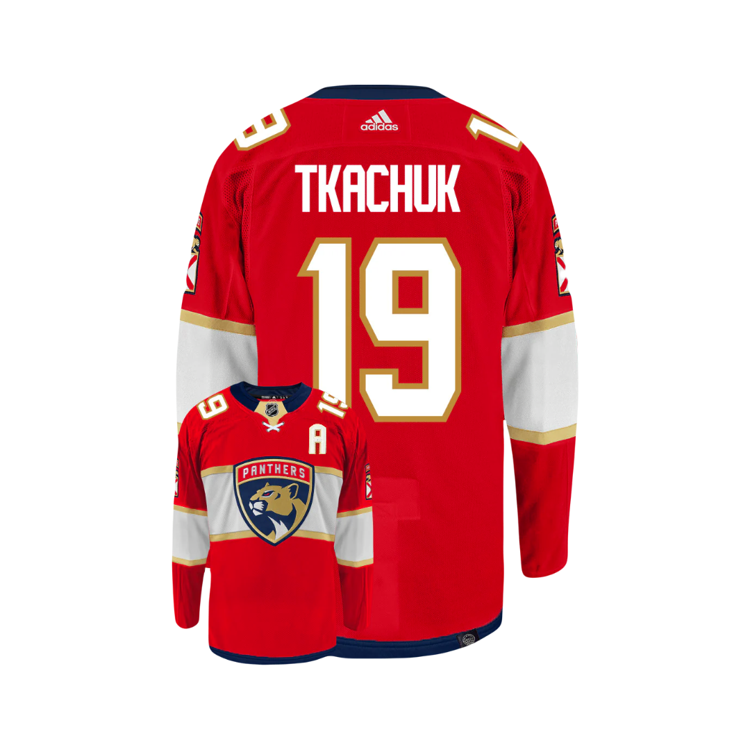 Matthew Tkachuk Florida Panthers NHL Official Adidas Premier Player Home Jersey - Red