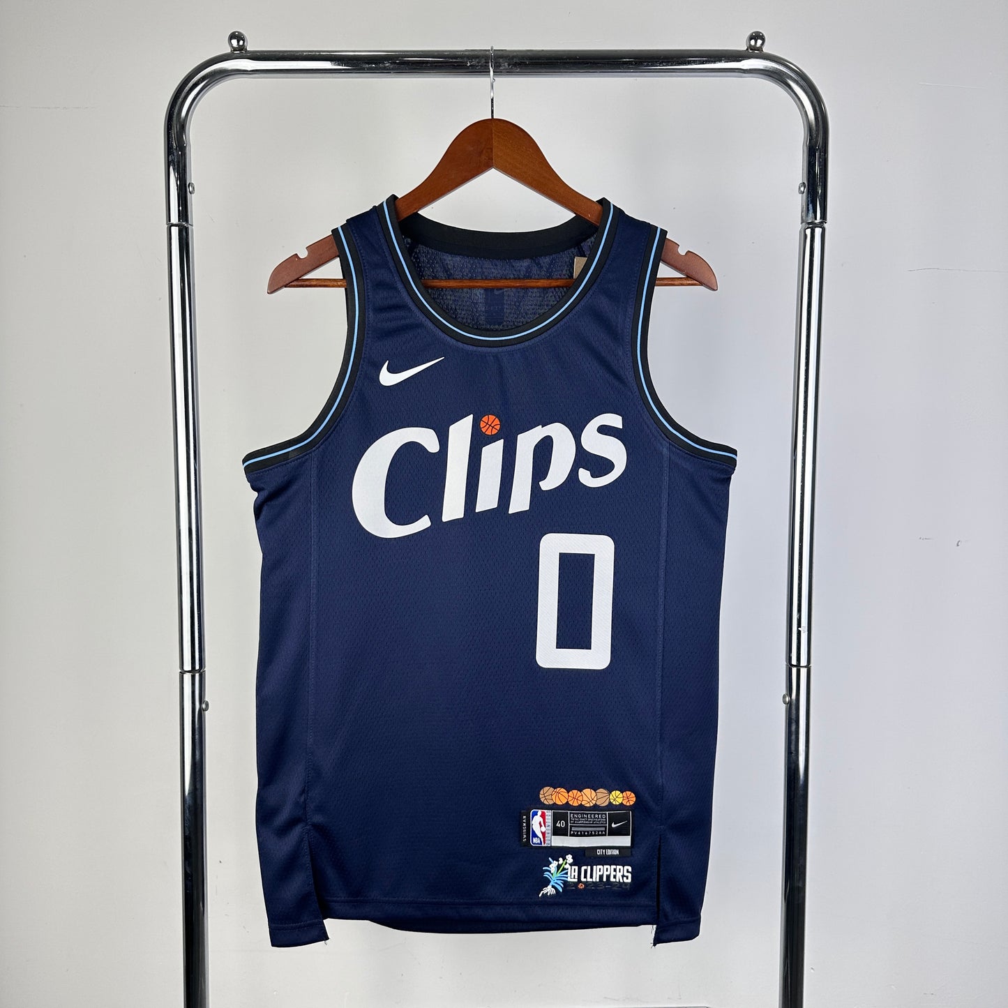 Los Angeles Clippers Russell Westbrook Nike City Edition NBA Swingman Jersey - Navy