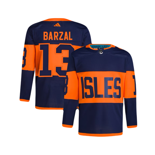 New York Islanders Matthew Barzal Adidas NHL 2024 Stadium Series Breakaway Player Jersey