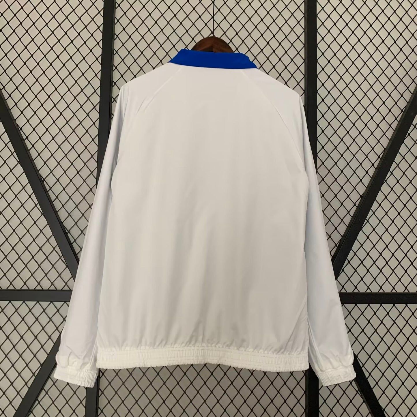 Italy National Team Soccer Adidas Revers-able Windbreaker Jacket - Azzuri & White