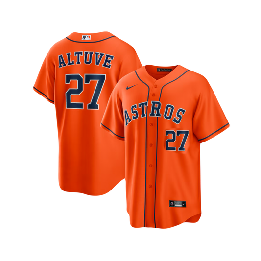Jose Altuve Houston Astros MLB Official Nike Alternate Player Jersey - Orange