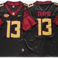 Jordan Travis Florida State Seminoles NCAA Campus Legend College Football Nike Jersey - Black