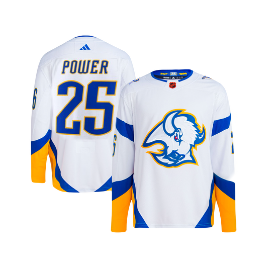 Buffalo Sabres Owen Power 2022/23 Adidas NHL Reverse Retro 2.0 Premier Player Jersey