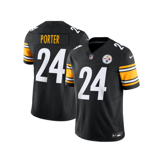 Pittsburgh Steelers Joey Porter Jr Men's Nike Vapor F.U.S.E. Limited Home Jersey