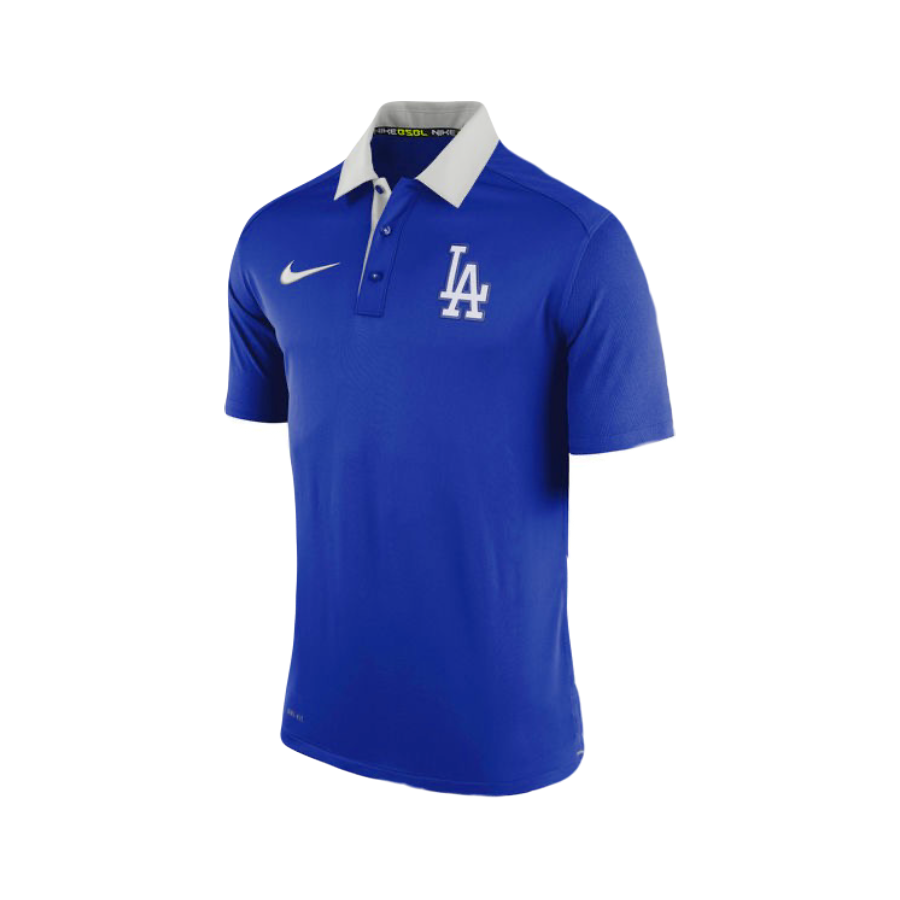Los Angeles Dodgers MLB Nike Athletic Polo Blue Golf Shirt