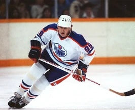 Wayne Gretzky Edmonton Oilers NHL Captain Patch Classic White Away Adidas Player Jersey