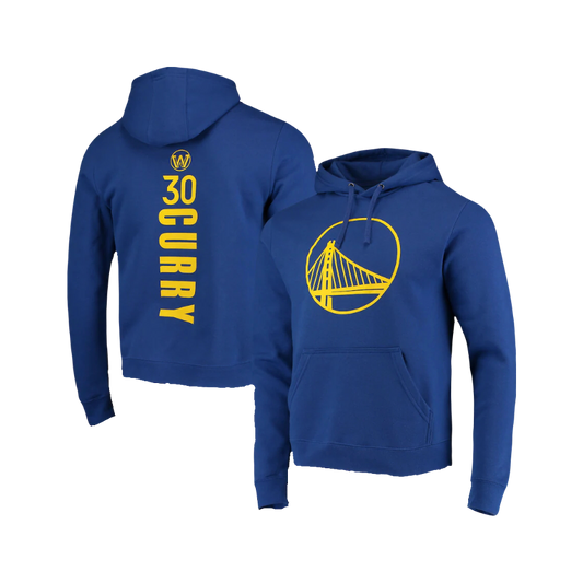 Golden State Warriors NBA Stephen Curry Player Blue Hoodie