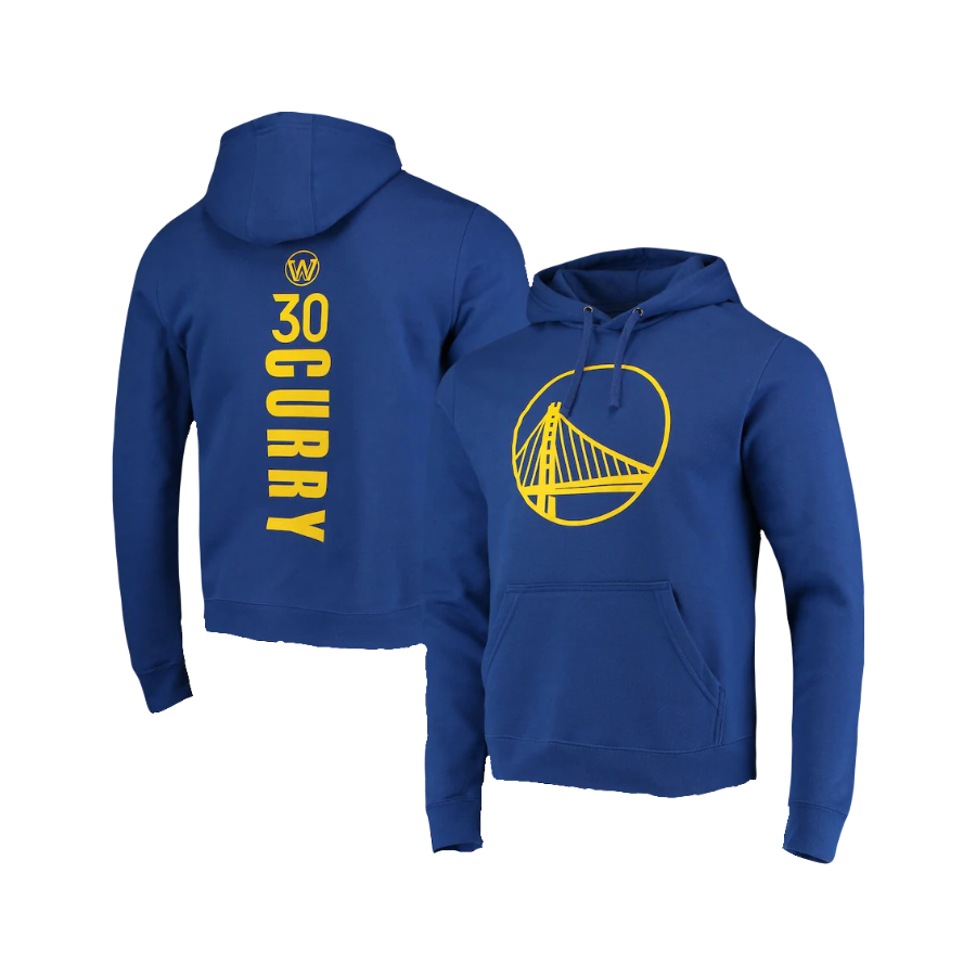 Golden State Warriors NBA Stephen Curry Player Blue Hoodie