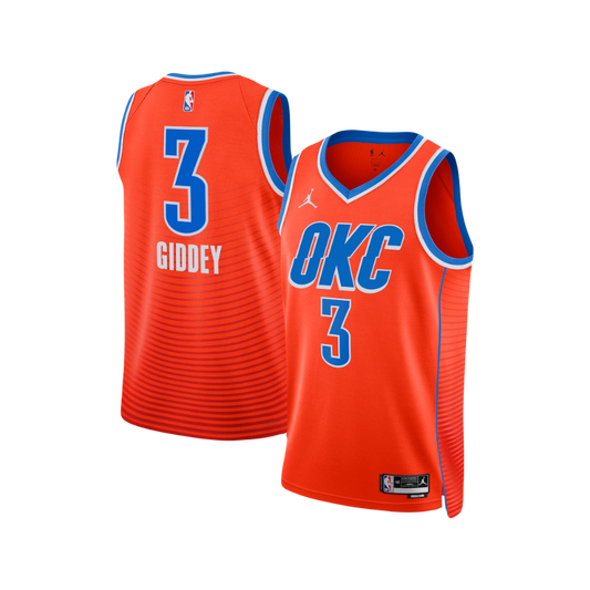 Josh Giddey Oklahoma City Thunder 2023/24 Statement Edition NBA Swingman Jersey - Orange