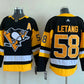 Pittsburgh Penguins Kris Letang 2024 Home Black Adidas NHL Breakaway Player Jersey