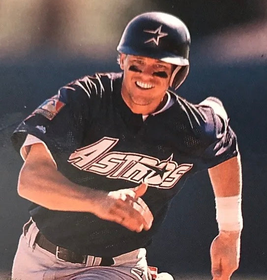 Houston Astros Craig Biggio 1994 Mitchell Ness Cooperstown Classic Iconic MLB Jersey
