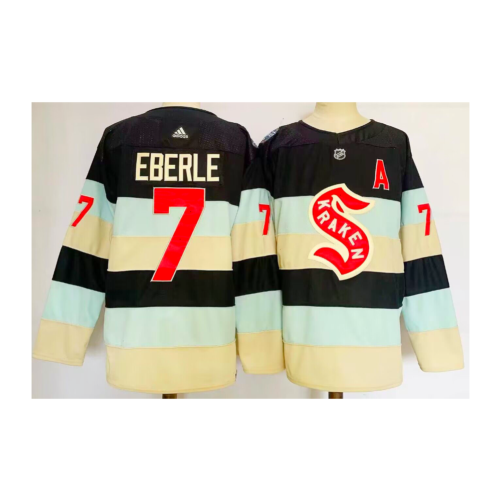 Seattle Krakken Jordan Oberle Adidas 2024 NHL Winter Classic Breakaway Player Jersey