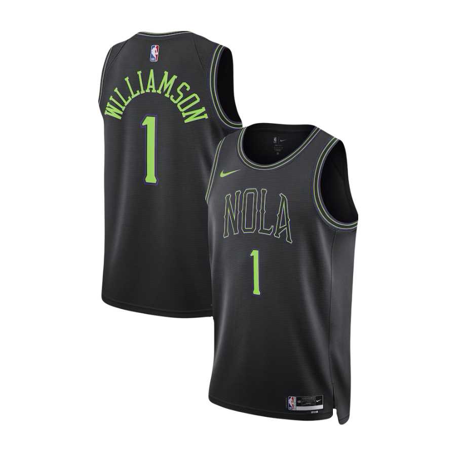 Zion Williamson New Orleans Pelicans Nike NBA Black 2023/24 Swingman Jersey - City Edition