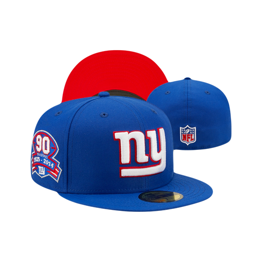 New York Giants New Era NFL ‘90th Season’ Fitted Hat