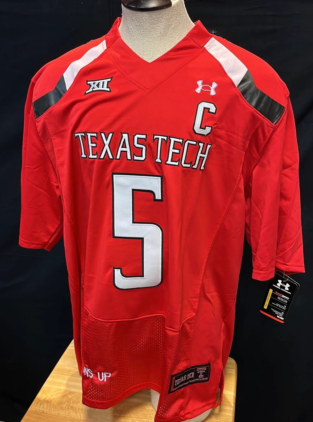 Patrick Mahomes Texas Tech Red Raiders Home Under Armour NCAA College Football Jersey