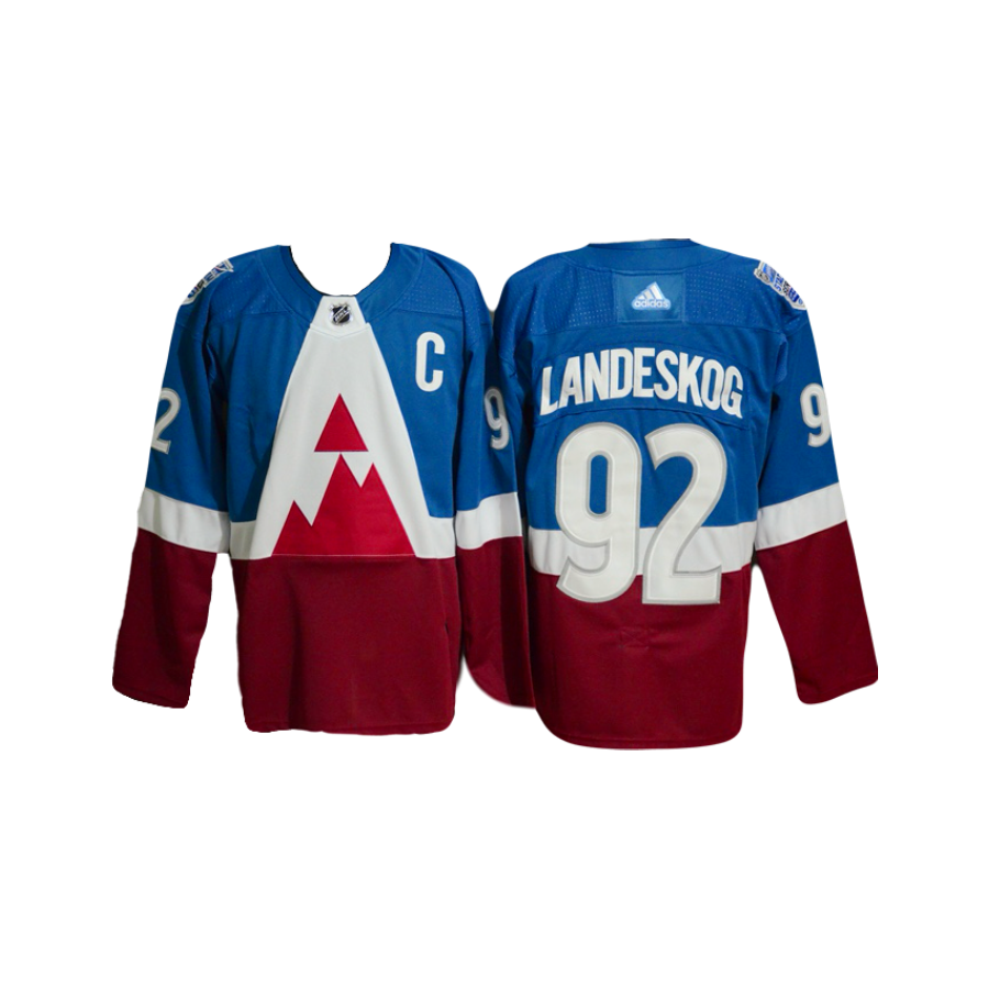 Colorado Avalanche Gabriel Landeskog NHL Adidas 2020 Stadium Series Player Jersey