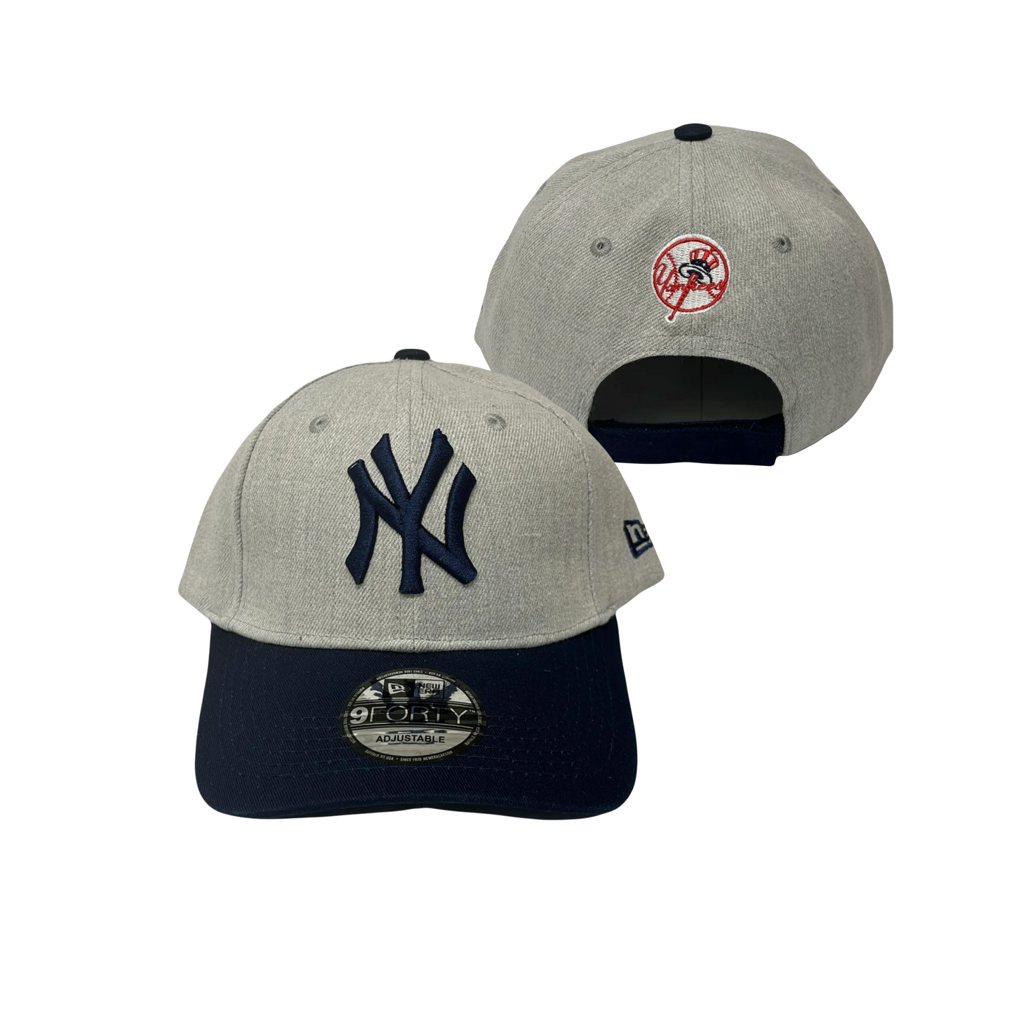 New York Yankees MLB 2024/25 New Era Adjustable Hat - Gray