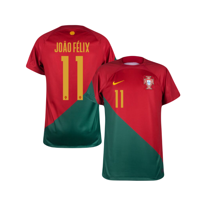 João Félix Ronaldo Portugal National Team 2022 Authentic Nike On-Field Player Version Home Jersey - Red