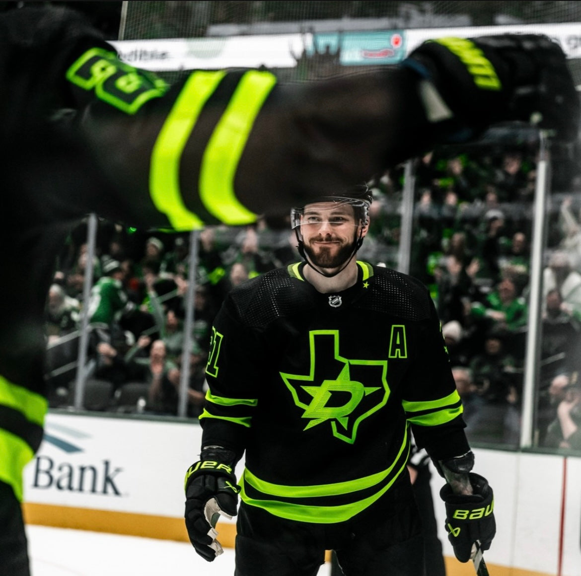 Dallas Stars Tyler Seguin 2024 Glow Green Alternate Adidas NHL Breakaway Player Jersey
