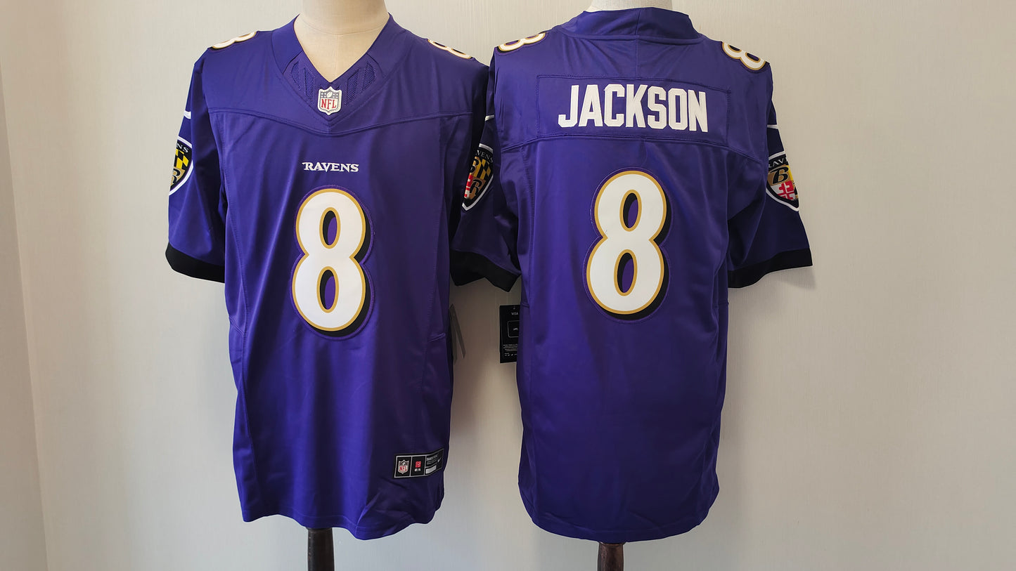 Lamar Jackson Baltimore Ravens Purple NFL Vapor Limited F.U.S.E Home Jersey