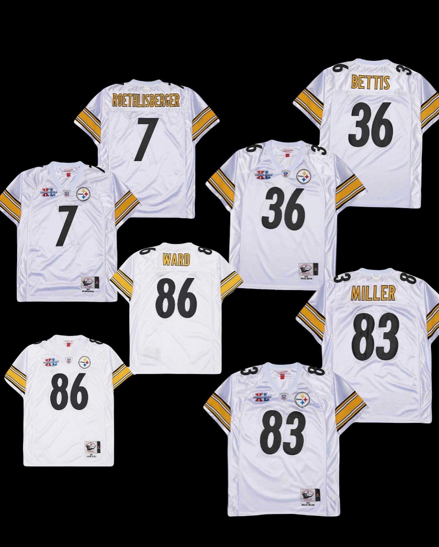 Ben Roethlisberger Pittsburgh Steelers Super Bowl XL NFL Jersey - White