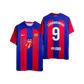 FC Barcelona 2023/24 Home Kit Robert Lewandowski Nike Fan Version ‘Rolling Stones Edition’ Soccer Jersey - Red & Blue