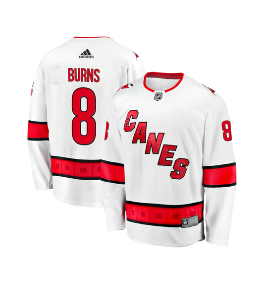 Carolina Hurricanes Brent Burns Adidas Reverse Retro White NHL Breakaway Player Jersey